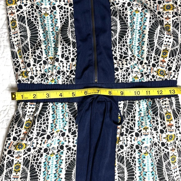Adelyn Rae | Sleeveless Print Mini Dress | Women’s Size 6 | Navy & Multi pattern - Picture 7 of 12